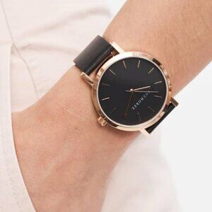 The Horse The Original Rose Black Face Stainless Quartz Analog Unisex Watch